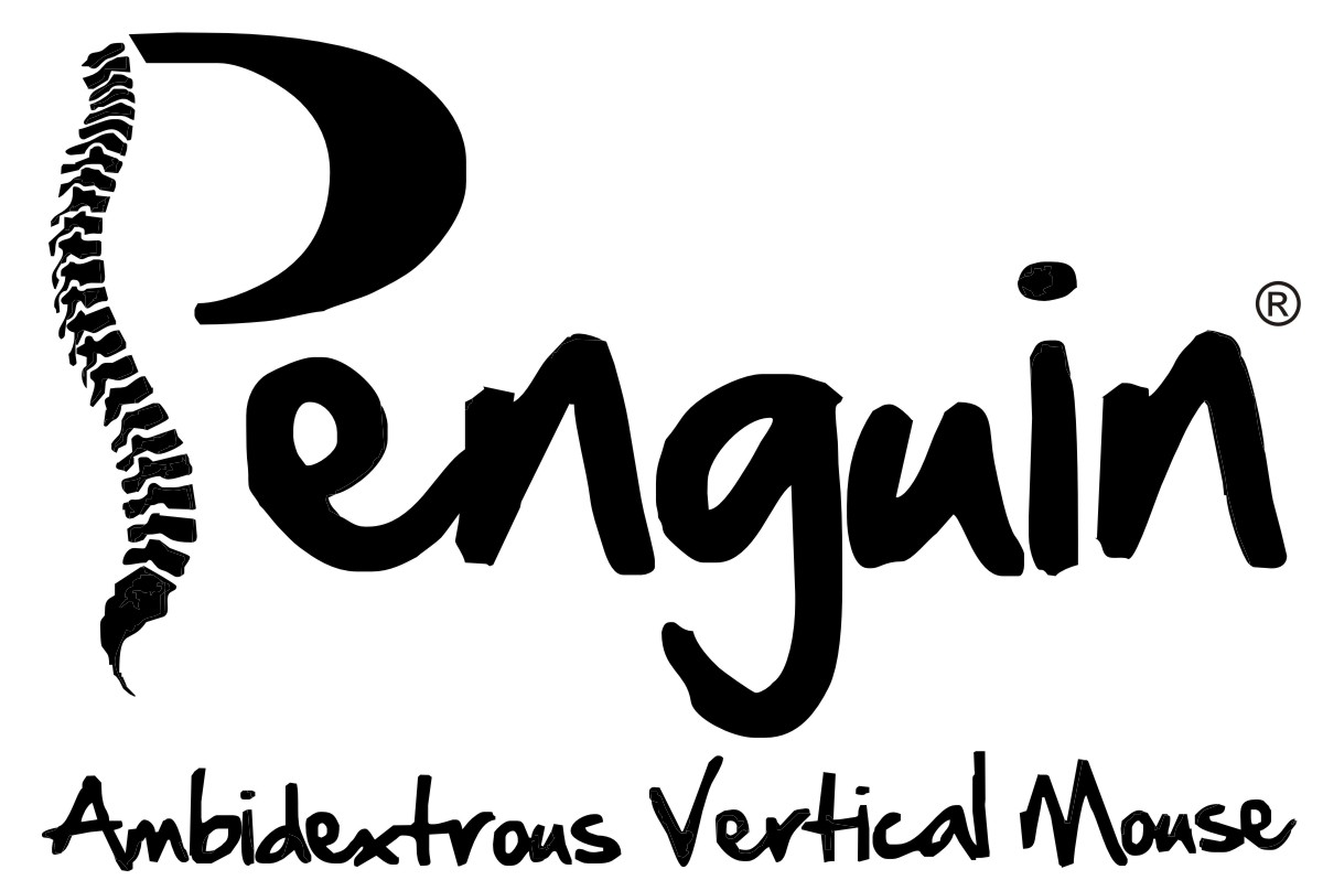 Penguin Ambidextrous Vertical Mouse Logo