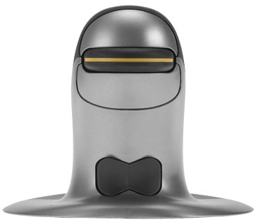 Penguin Ambidextrous Vertical Mouse, Front Profile